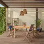 MESA PARA ÁREA EXTERNA 1,47 M X 74 CM VEREDA - EUCALIPTO - Foto 3