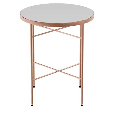 MESA LATERAL REDONDA 42 CM LUXY