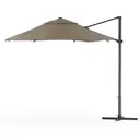 PRETO/MARROM - OMBRELONE LATERAL REDONDO 3,30 M MILUS