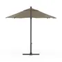 OMBRELONE LATERAL REDONDO 3,30 M MILUS - PRETO/MARROM - Foto 4