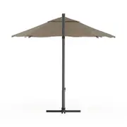 OMBRELONE LATERAL REDONDO 3,30 M MILUS - PRETO/MARROM - Foto 4