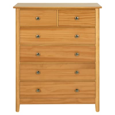 CÔMODA 6 GAVETAS 83 CM X 43 CM DEVON