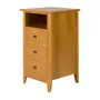 MESA DE CABECEIRA ALTA 3 GAVETAS DEVON - AMÊNDOA - Foto 2