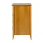 MESA DE CABECEIRA ALTA 3 GAVETAS DEVON - AMÊNDOA - Foto 4