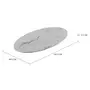TAMPO DE MESA PEDRA OVAL 1,60 M X 90 CM TULIPE - BRANCO ESPÍRITO SANTO - Foto 2