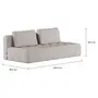 SOFÁ-CAMA 3 LUGARES SOFO - BEGE - Foto 6