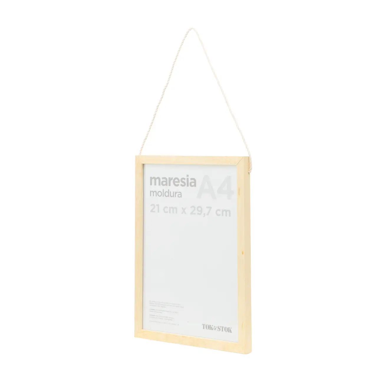 KIT MOLDURA A4 29 CM X 21 CM MARESIA - PINUS NATURAL - Foto 2