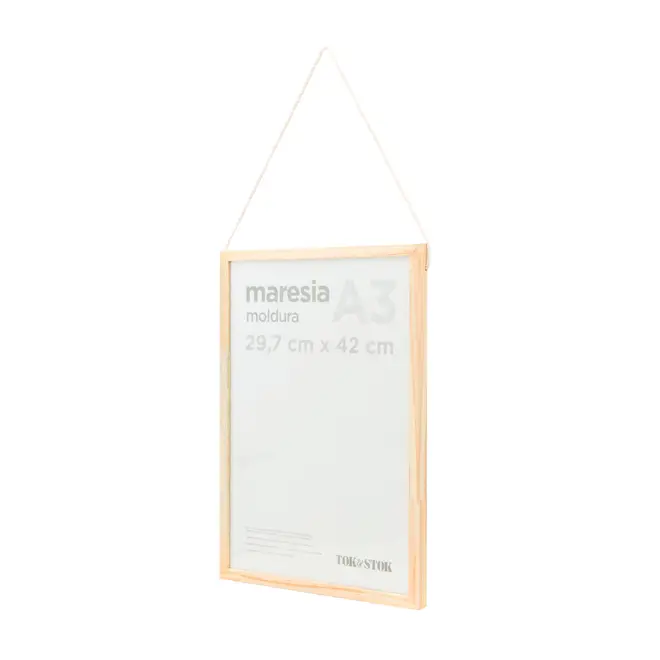 KIT MOLDURA A3 42 CM X 29 CM MARESIA - PINUS NATURAL - Foto 2