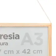 KIT MOLDURA A3 42 CM X 29 CM MARESIA - PINUS NATURAL - Foto 3
