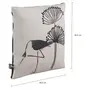 CAPA PARA ALMOFADA 45 CM X 45 CM NATUREZA GARÇA - BEGE/PRETO - Foto 2