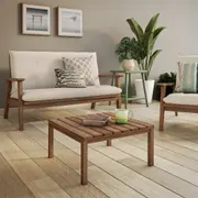 MESA LATERAL/PUFF PARA ÁREA EXTERNA 55 CM X 55 CM CARAÍVA - BARU - Foto 5