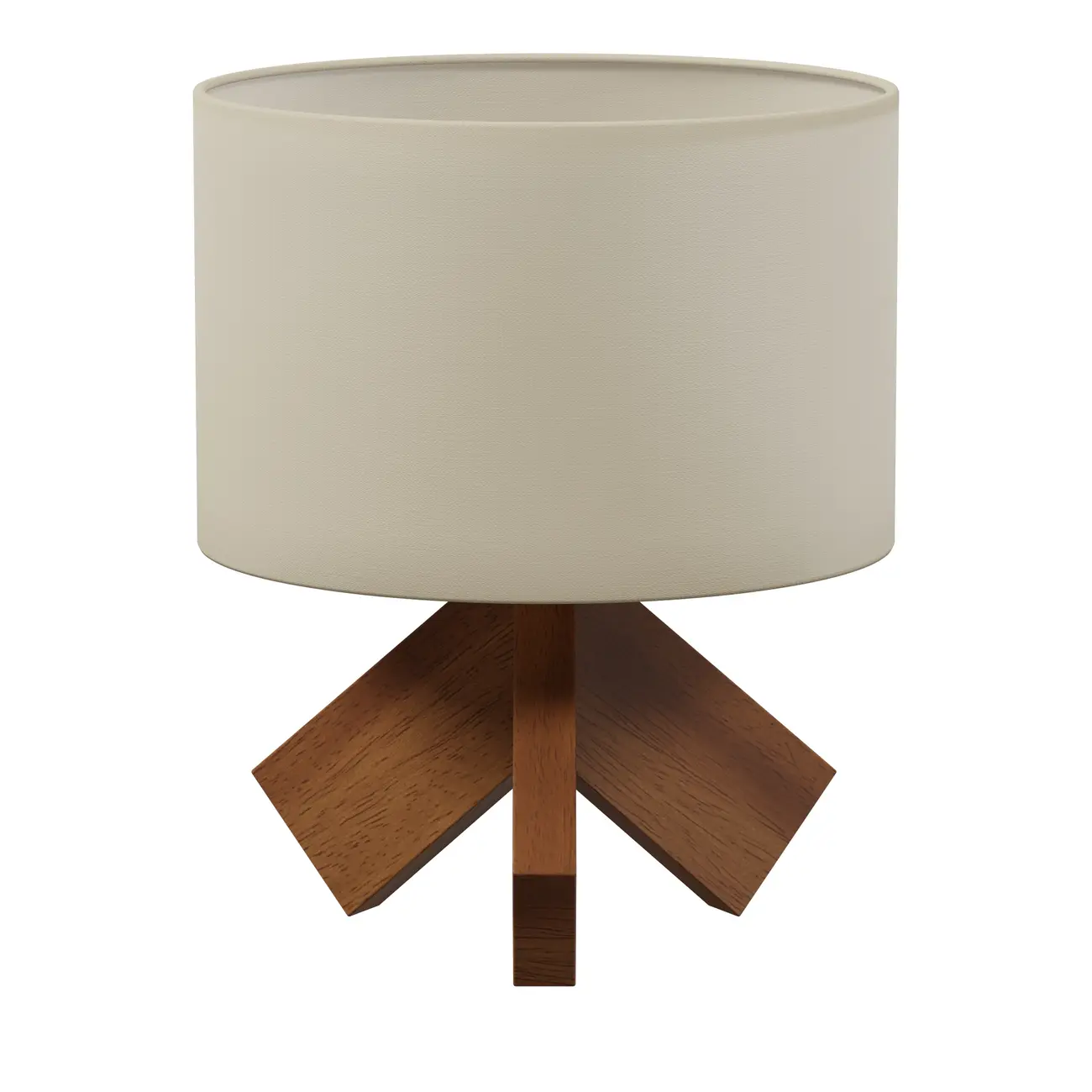 LUMINÁRIA DE MESA TRIPOD - AMÊNDOA/NATURAL - Foto 1