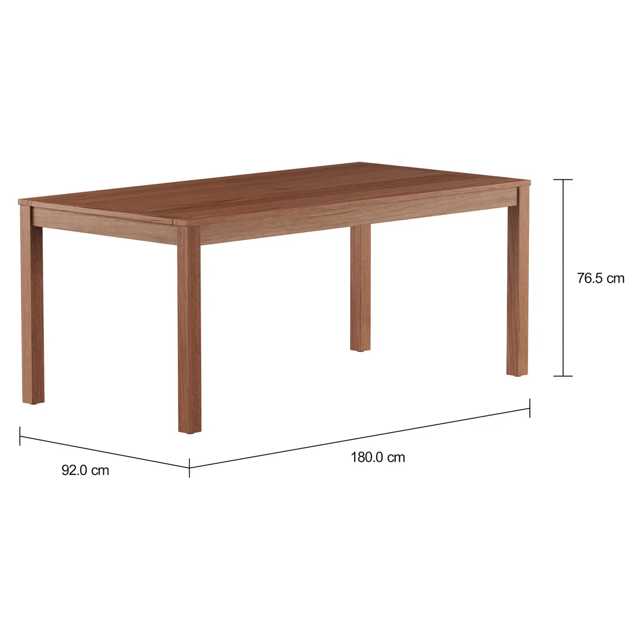 MESA 1,80 M X 92 CM LEME - TAMARINDO - Foto 2