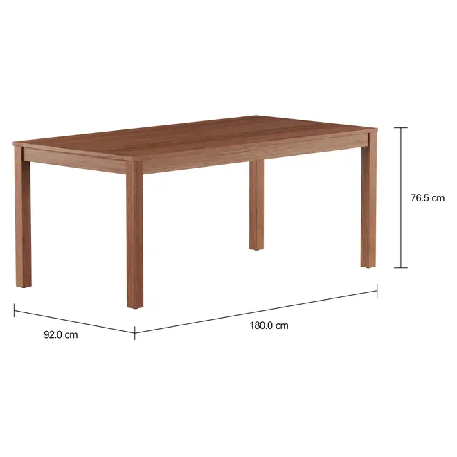 MESA 1,80 M X 92 CM LEME - TAMARINDO - Foto 2