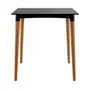 FREVO MESA 70 CM X 70 CM - PRETO/TEKA - Foto 1