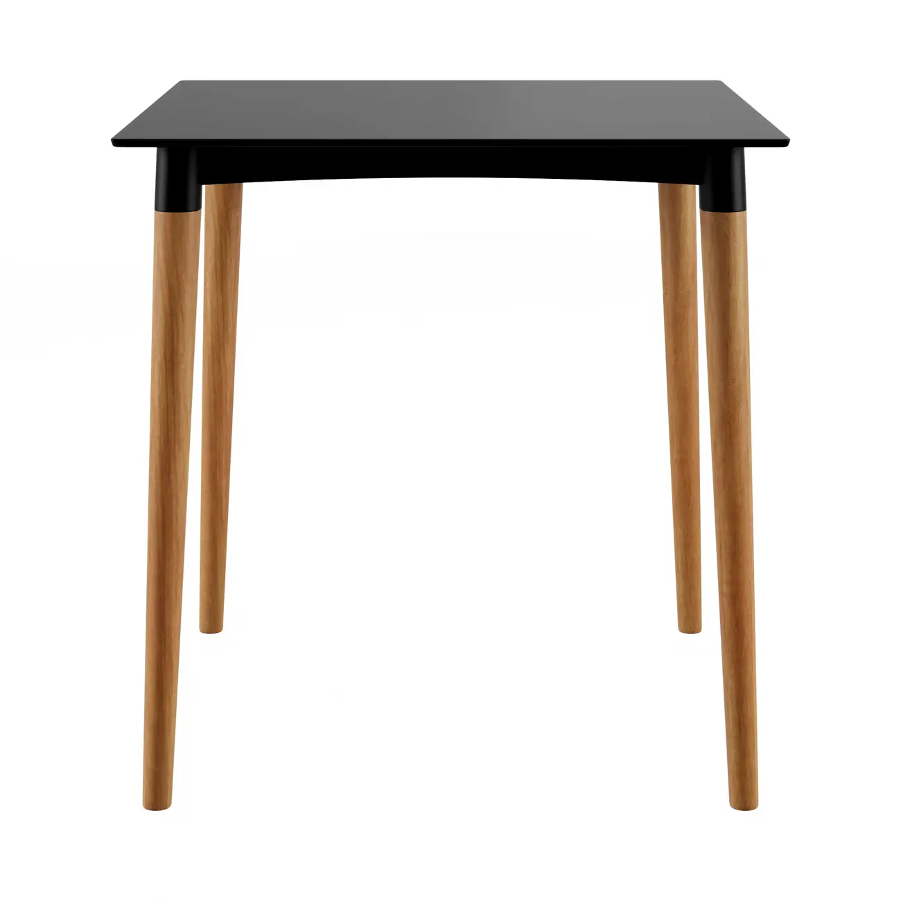 FREVO MESA 70 CM X 70 CM - PRETO/TEKA - Foto 1