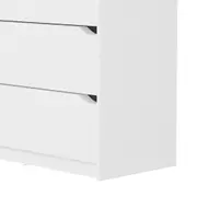 CÔMODA 6 GAVETAS 1,20 M X 40 CM WINK - BRANCO - Foto 8