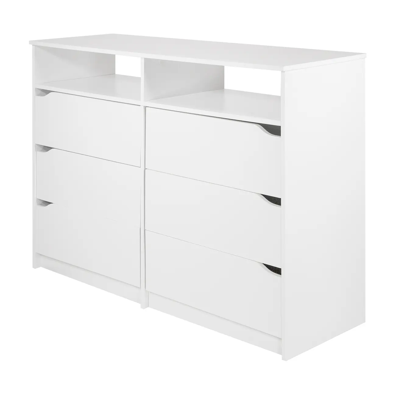 CÔMODA 6 GAVETAS 1,20 M X 40 CM WINK - BRANCO - Foto 2
