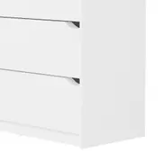 CÔMODA 6 GAVETAS 1,20 M X 40 CM WINK - BRANCO - Foto 6