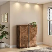 ESTANTE/ARMÁRIO 1 PORTA 52 CM X 1,21 M CRATES - ENCERADO CASTANHO - Foto 5
