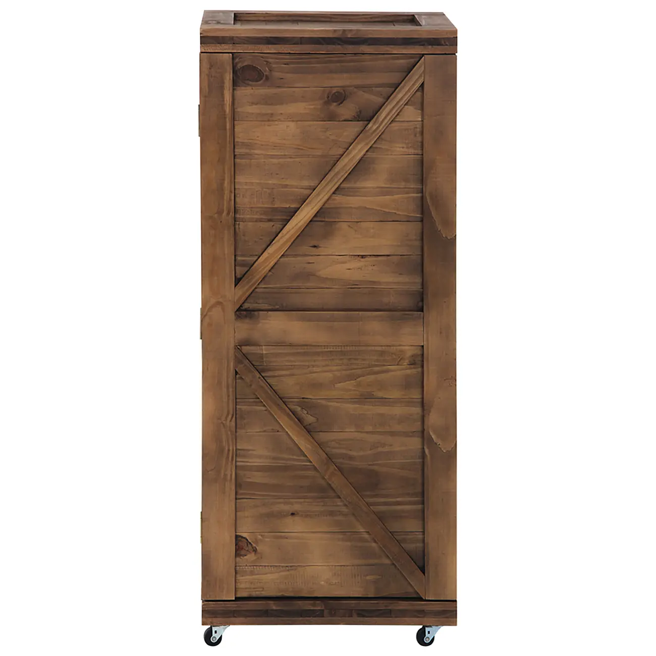 ESTANTE/ARMÁRIO 1 PORTA 52 CM X 1,21 M CRATES - ENCERADO CASTANHO - Foto 1