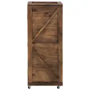 ESTANTE/ARMÁRIO 1 PORTA 52 CM X 1,21 M CRATES - ENCERADO CASTANHO - Foto 1