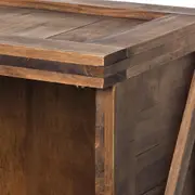 ESTANTE/ARMÁRIO 1 PORTA 52 CM X 1,21 M CRATES - ENCERADO CASTANHO - Foto 3