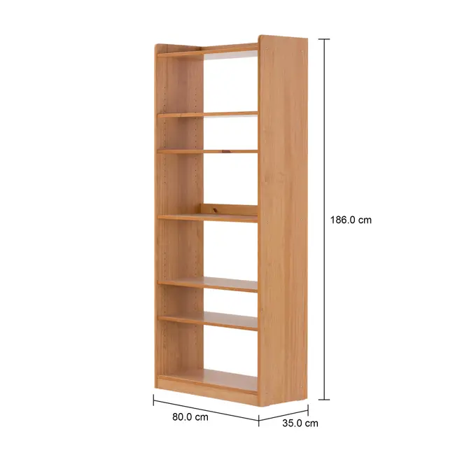 ESTANTE 80 CM X 1,86 M BETH - AMÊNDOA - Foto 4