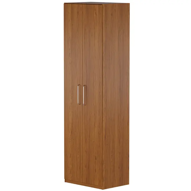 GUARDA-ROUPA 2 PORTAS 5 PRATELEIRAS 35 MAXIMUS - FREIJÓ - Foto 12