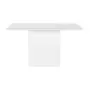 MESA DE JANTAR 1,35 M X 1,35 M FLOAT - BRANCO/BRANCO - Foto 1