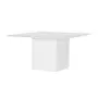 MESA DE JANTAR 1,35 M X 1,35 M FLOAT - BRANCO/BRANCO - Foto 2