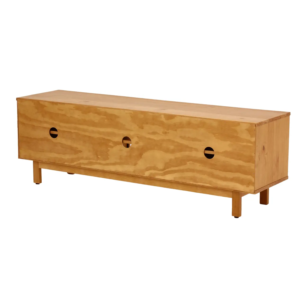 RACK 2 PORTAS DE CORRER COM PALHINHA 1,60 M X 40 CM PALHANDI - AMÊNDOA/NATURAL - Foto 8