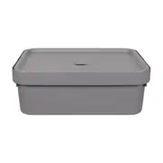 CAIXA 13 CM X 36 CM X 26 CM KEEP IT ALL - CINZA - Foto 1