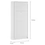 STOW SAPATEIRA PAREDE 4 PORTAS BASCULANTES - BRANCO - Foto 6