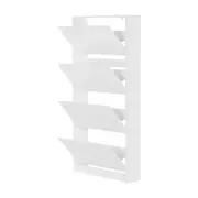 STOW SAPATEIRA PAREDE 4 PORTAS BASCULANTES - BRANCO - Foto 3