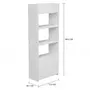 ESTANTE 2 PORTAS 72 CM X 1,89 M MINCE - BRANCO - Foto 2