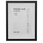 KIT MOLDURA 30 CM X 40 CM INSIDE OUT - PRETO - Foto 1