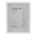 BRANCO - KIT MOLDURA 30 CM X 40 CM INSIDE OUT