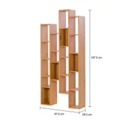 ESTANTE 87 CM X 1,87 M GINGA WOOD - AMÊNDOA - Foto 4