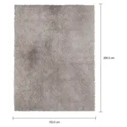TAPETE 1,50 M X 2 M NIMBUS - MESCLA BEGE - Foto 6
