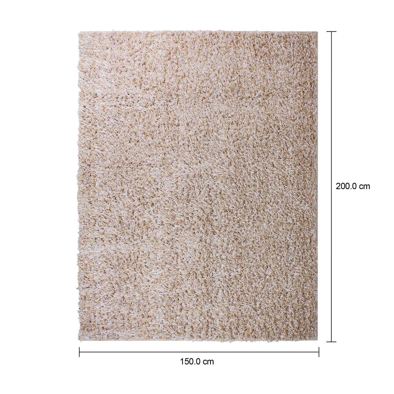 TAPETE 1,50 M X 2 M NIMBUS - MESCLA BEGE - Foto 5