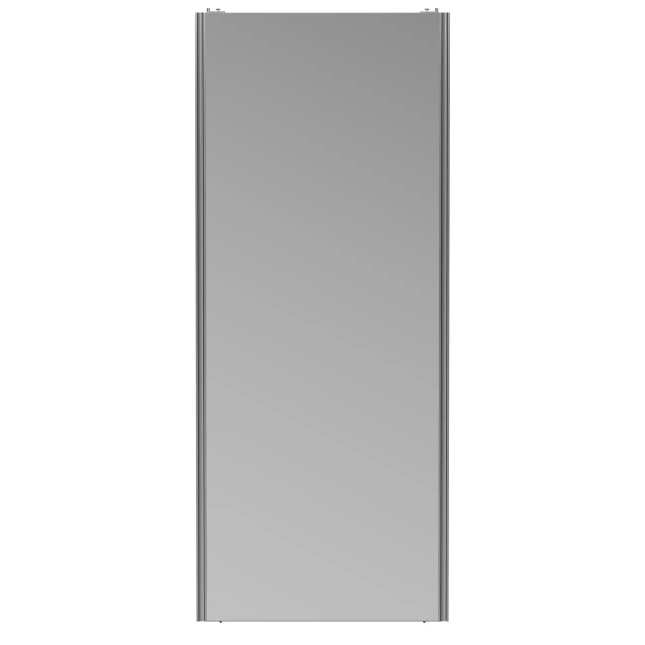 PORTA DE CORRER DIREITA/ESQUERDA PARA GUARDA-ROUPA FRIZ - PRATA/ALUMINO - Foto 1