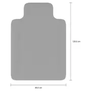 TAPETE FLEX PROTETOR PARA PISO 85 CM X 1,2 M NO RISK - INCOLOR - Foto 3