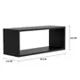 NICHO 23 CM X 60 CM X 21 CM CONTORNO - PRETO - Foto 2