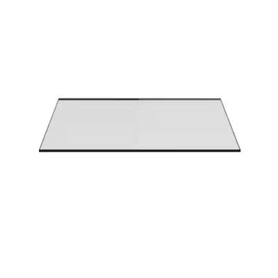 NAMI TAMPO VIDRO DE MESA DE CABECEIRA 8 MM X 50 CM X 50 CM