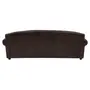 SOFÁ 3 LUGARES OLD CHAP - COURO PRETO ENVELHECIDO - Foto 7