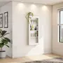 CRISTALEIRA PARA PAREDE 56 CM X 1,35 M WALLBAR - BRANCO/INCOLOR - Foto 11