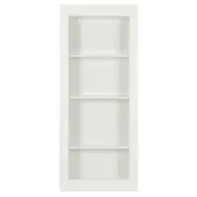CRISTALEIRA PARA PAREDE 56 CM X 1,35 M WALLBAR - BRANCO/INCOLOR - Foto 1