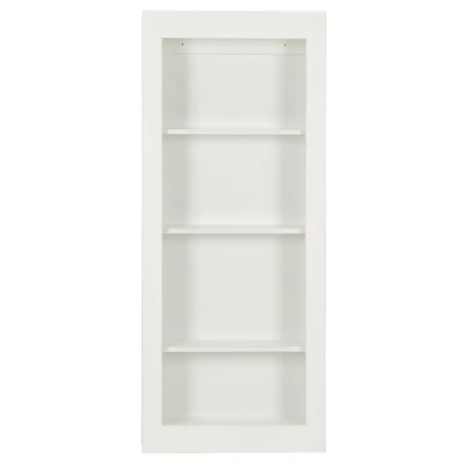 CRISTALEIRA PARA PAREDE 56 CM X 1,35 M WALLBAR - BRANCO/INCOLOR - Foto 1