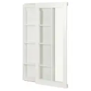 CRISTALEIRA PARA PAREDE 56 CM X 1,35 M WALLBAR - BRANCO/INCOLOR - Foto 3